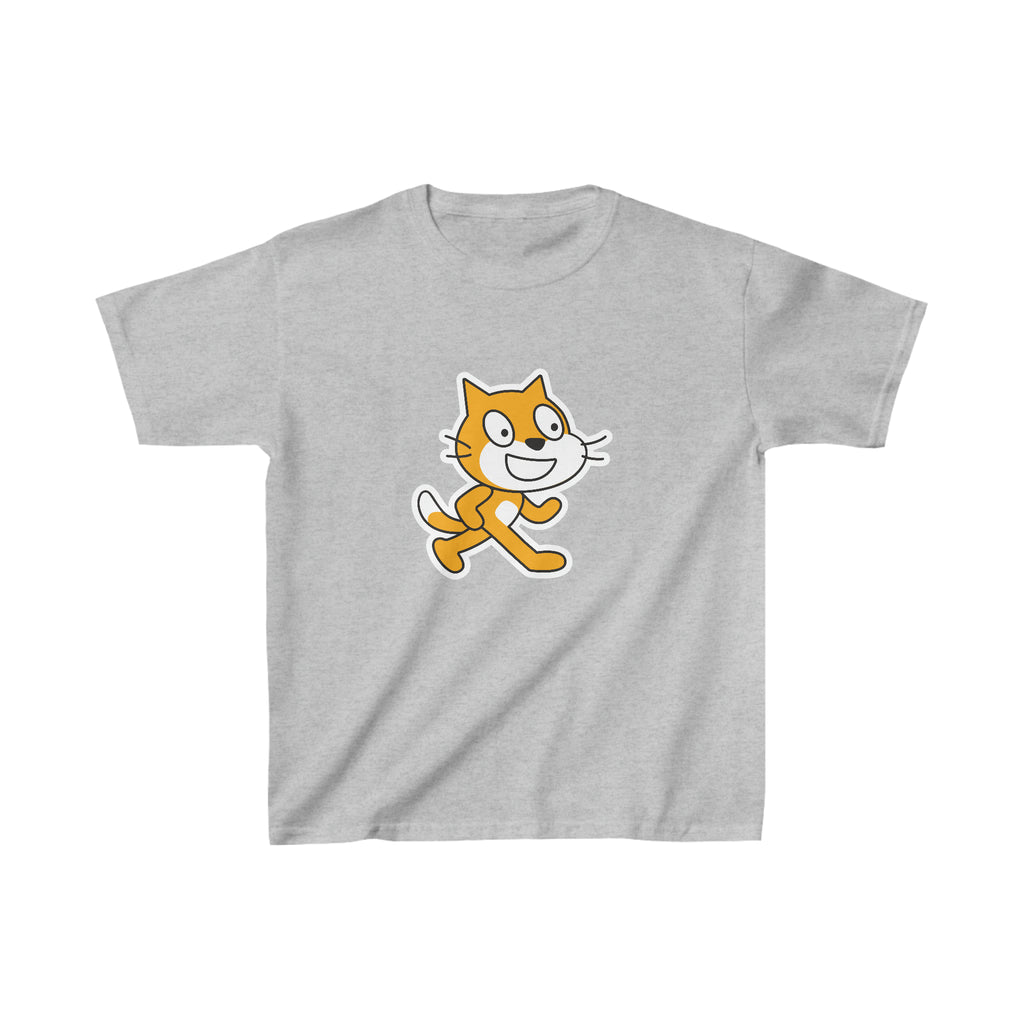 Scratch Cat T-Shirt - Kids Heavy Cotton™ Tee (Youth Sizes)