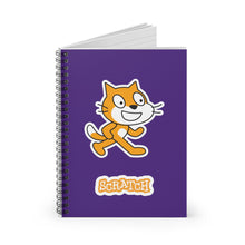 Scratch Cat Spiral Notebook - Ruled Line