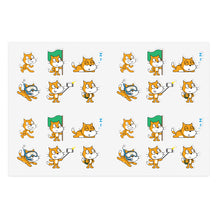 Scratch Cat Mini Sticker Sheet