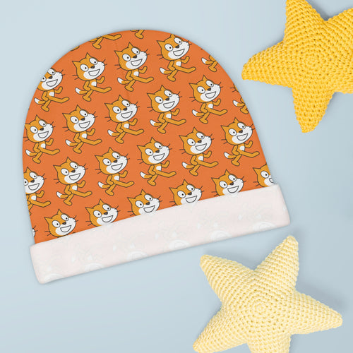 Scratch Cat Baby Beanie