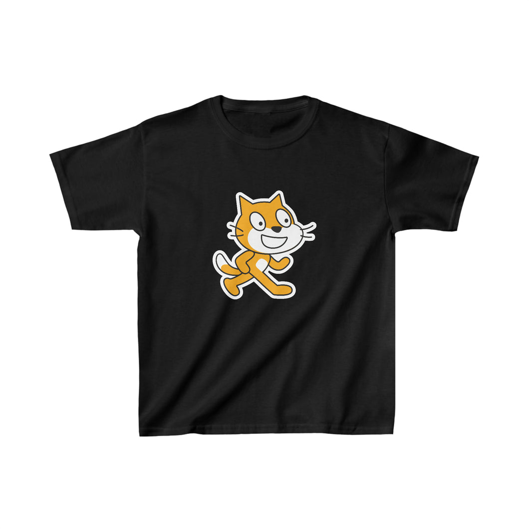 Scratch Cat T-Shirt - Kids Heavy Cotton™ Tee (Youth Sizes)