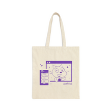 Imagine, Create, Share - Scratch Cat Canvas Tote Bag