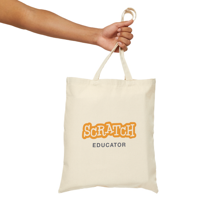 Scratch Educator - Cotton Canvas Tote Bag
