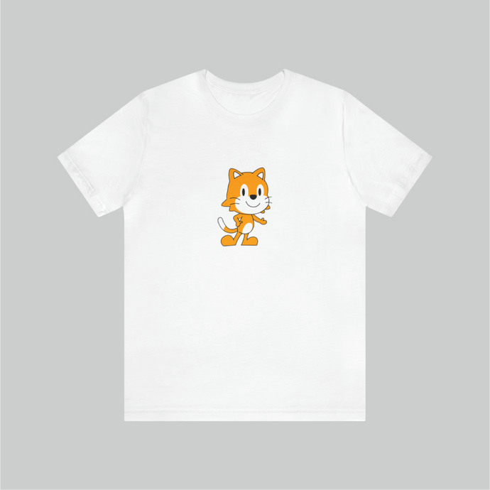 ScratchJr Kitten - Short Sleeve Tee (Adult Sizes)